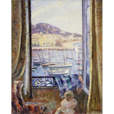 Henri Lebasque – Fenêtre ouverte à Antibes